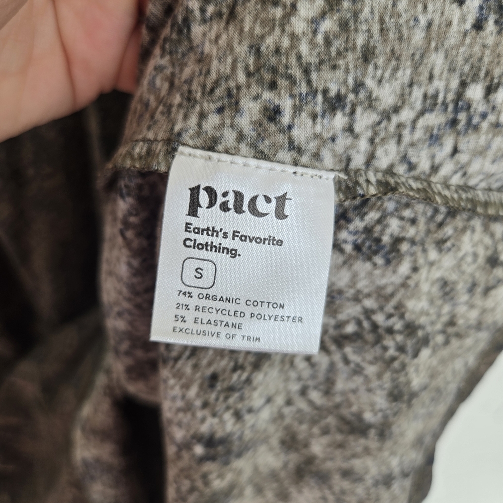 Pact Organic Cotton Snakeskin Python Wrap Front M… - image 8